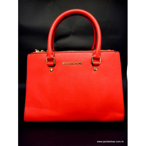 bolsa mk vermelha