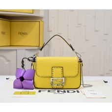 BOLSA FENDI MINI BAGUETE CUOIO ROMANO 