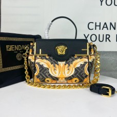 BOLSA FENDI X VERSACE FENDACE GOLD BAROQUE