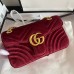 BOLSA GUCCI MATELASSÊ VELUDO MARMONT