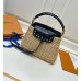 BOLSA LOUIS VUITTON CAPUCINES RAFFIA 