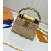 BOLSA LOUIS VUITTON CAPUCINES RAFFIA 