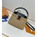 BOLSA LOUIS VUITTON CAPUCINES RAFFIA 