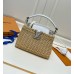 BOLSA LOUIS VUITTON CAPUCINES RAFFIA 