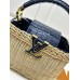 BOLSA LOUIS VUITTON CAPUCINES RAFFIA 