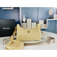 BOLSA PRADA EM RÁFIA 