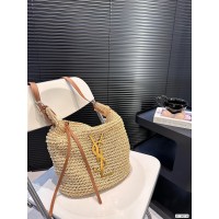 BOLSA SAINT LAURENT DE RAFIA 