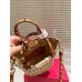 BOLSA VALENTINO GARAVANI ROCKSTUD RÁFIA MINI