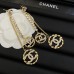 BRINCO CHANEL FRANJA PONTOS DE LUZ 