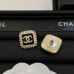 BRINCO CHANEL QUADRADO STRASS