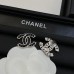 BRINCO CHANEL STRASS PRETO