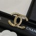 BROCHE DA CHANEL LISO COM STRASS